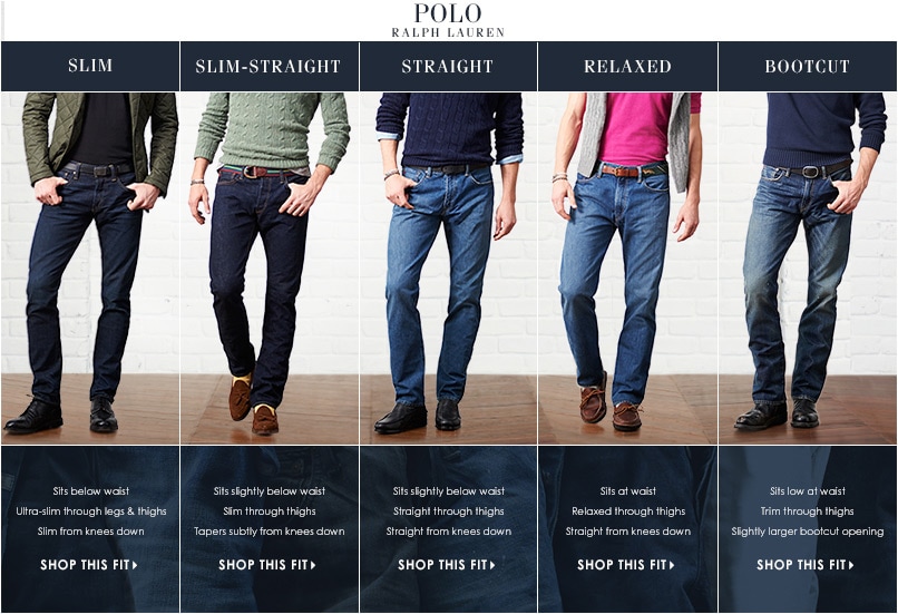 POLO Jeans Fit Guide | Dillard's